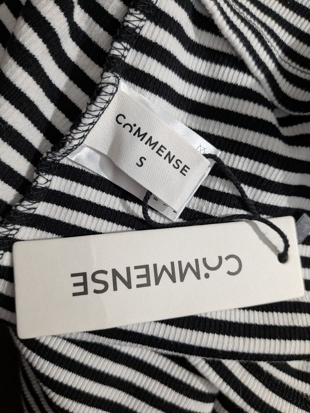 Commense Striped Ribbed Top - Picture 10 of 16